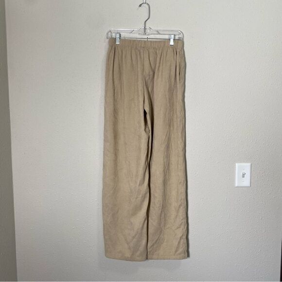 PrettyLittleThing Elastic Waist Wide Leg CorduroybPants Women's Size 10 - Picture 8 of 8